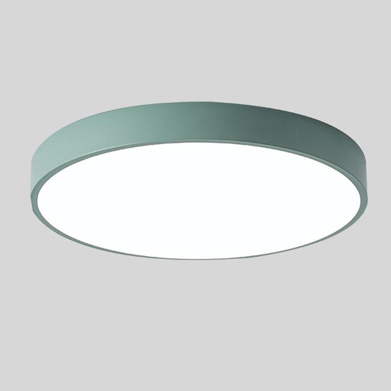 Plafon LED okrągły z elementem drewnianym do sypialni i wnętrz