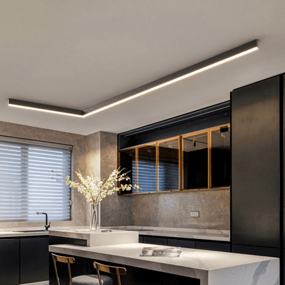 LED lampa sufitowa w stylu skandynawskim z aluminium i akrylu do wnętrz
