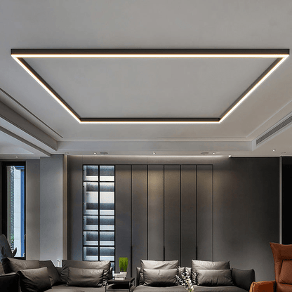 LED lampa sufitowa w stylu skandynawskim z aluminium i akrylu do wnętrz