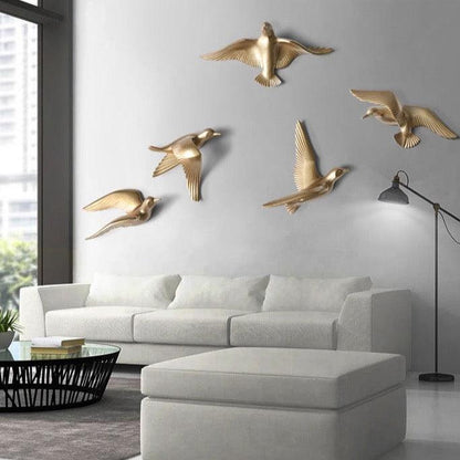 Figurine d’oiseau 3D à fixer au mur