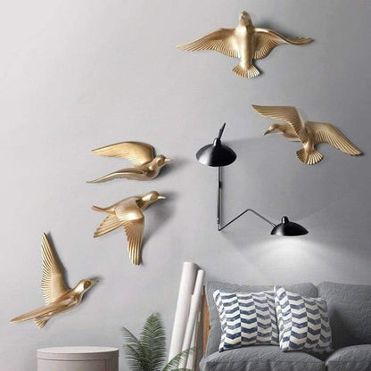Figurine d’oiseau 3D à fixer au mur