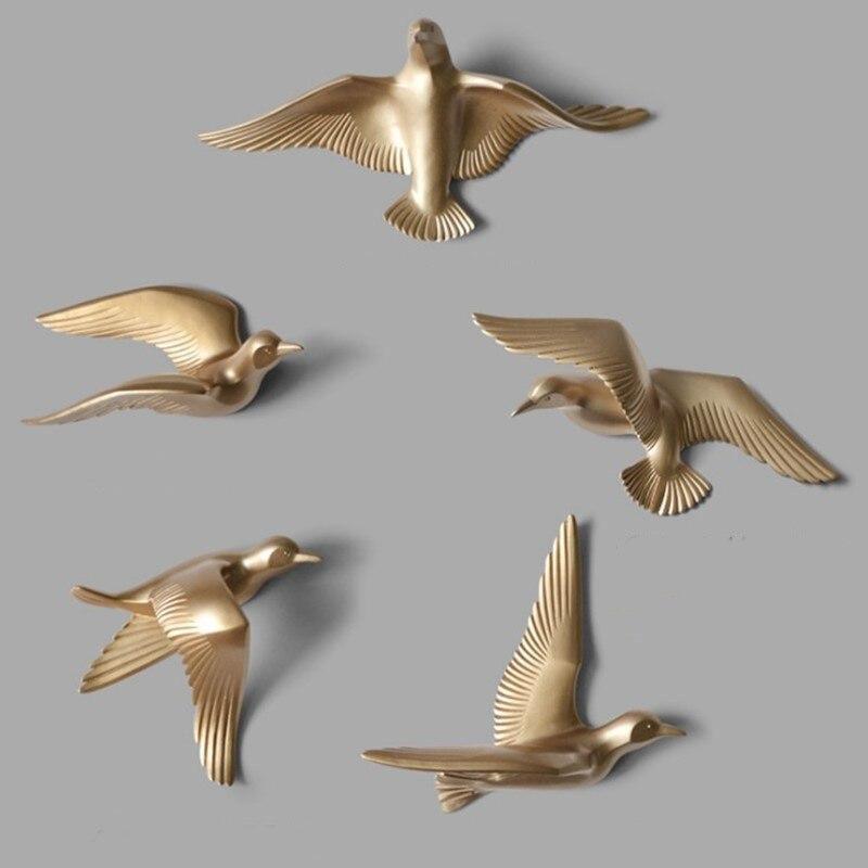 Figurine d’oiseau 3D à fixer au mur