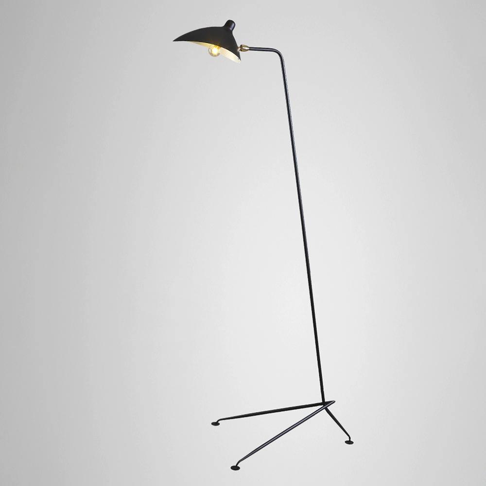 Lampa podłogowa z trzema regulowanymi ramionami i gwintem E27