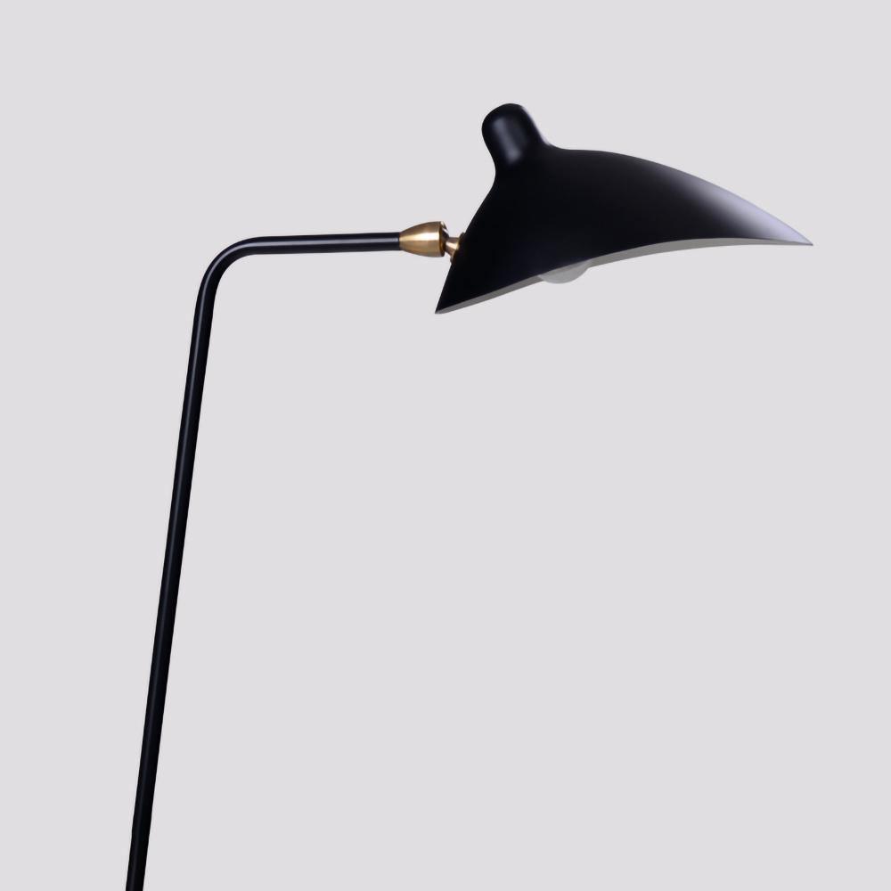 Lampa podłogowa z trzema regulowanymi ramionami i gwintem E27