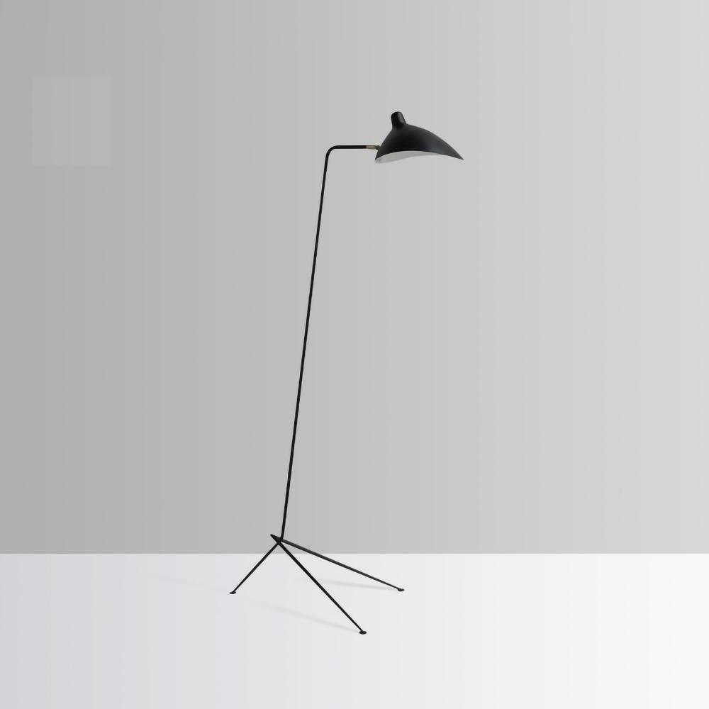 Lampa podłogowa z trzema regulowanymi ramionami i gwintem E27