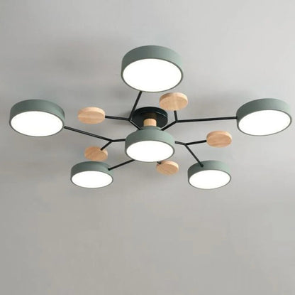 Lampa sufitowa LED półnatynkowa