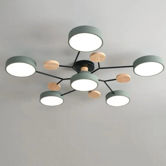 Lampa sufitowa LED półnatynkowa