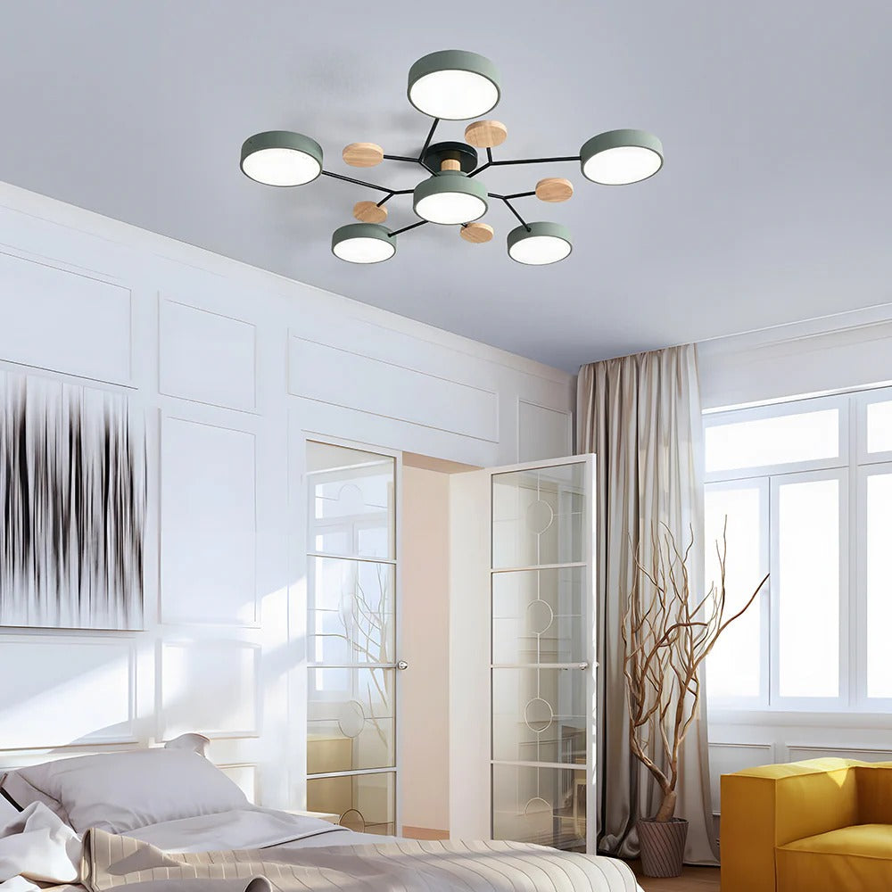 Lampa sufitowa LED półnatynkowa