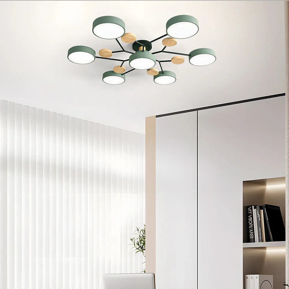 Lampa sufitowa LED półnatynkowa