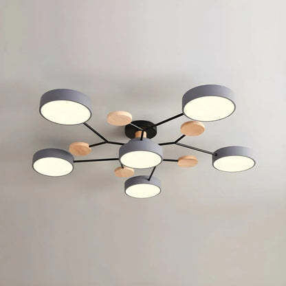 Lampa sufitowa LED półnatynkowa