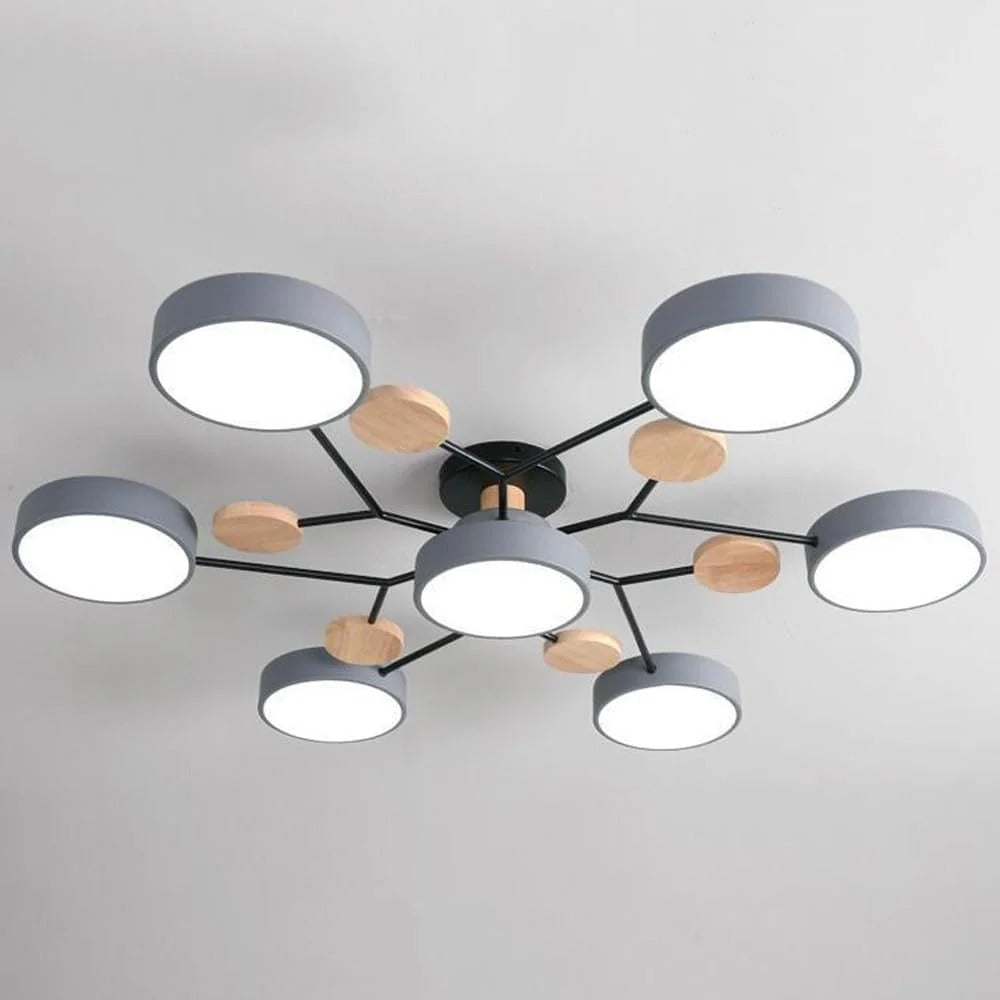 Lampa sufitowa LED półnatynkowa
