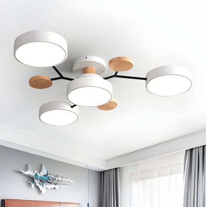 Lampa sufitowa LED półnatynkowa
