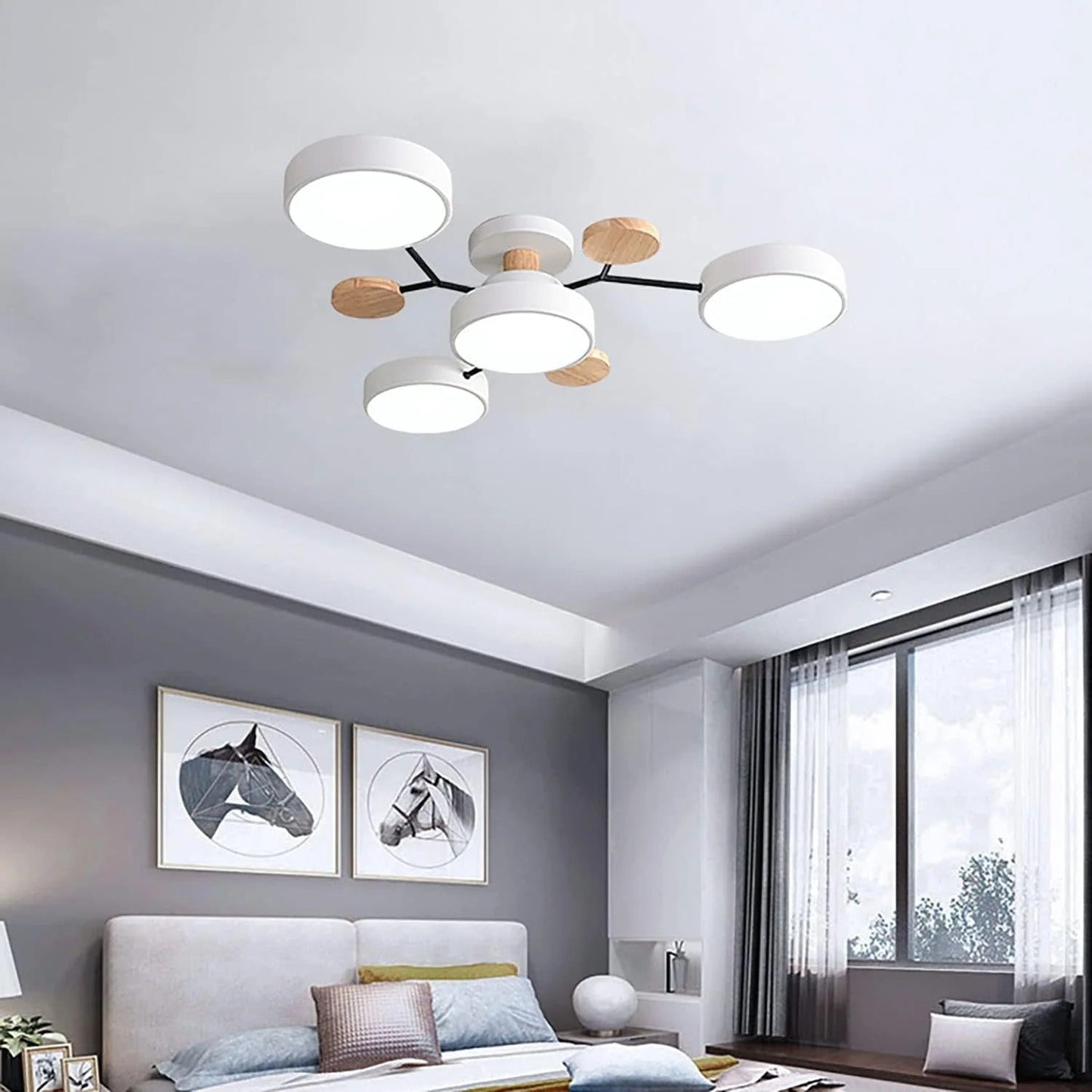 Lampa sufitowa LED półnatynkowa