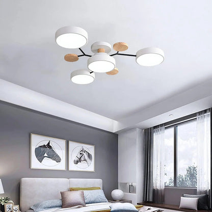 Lampa sufitowa LED półnatynkowa