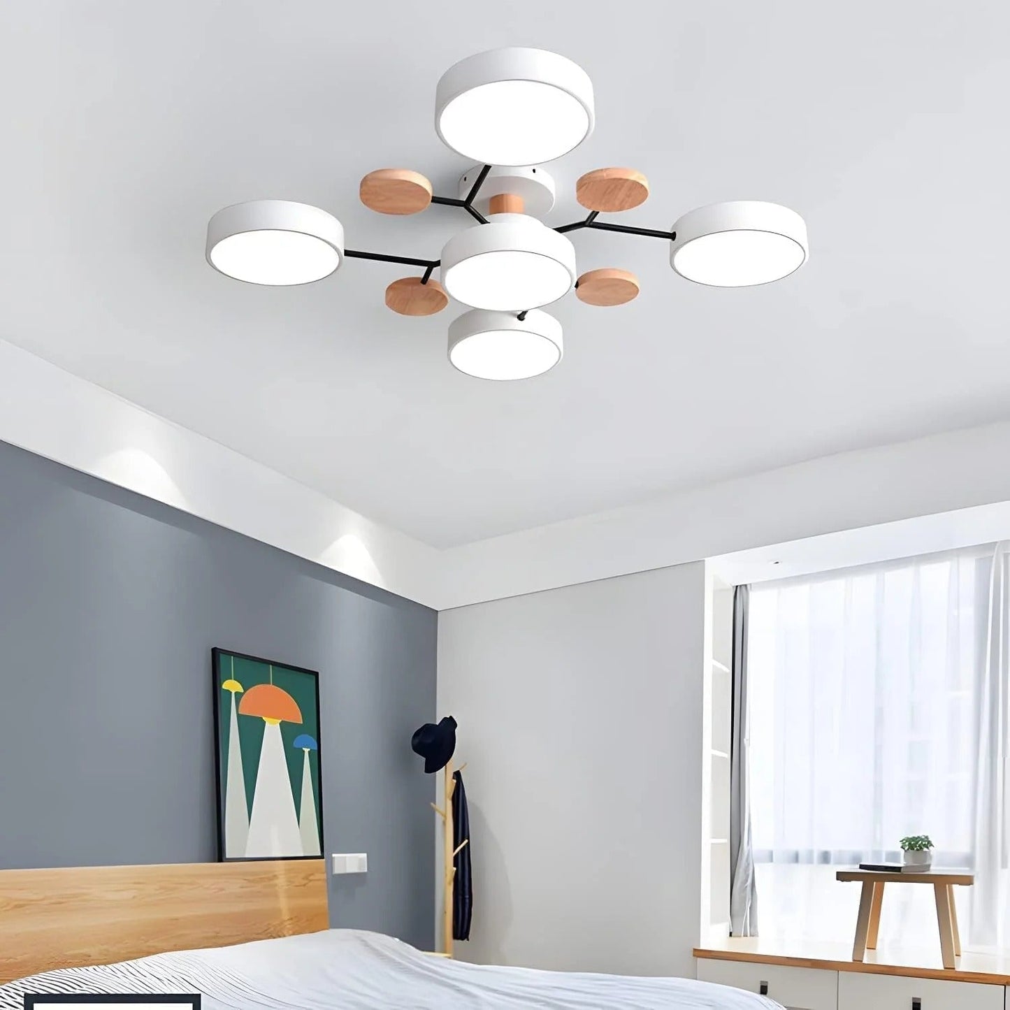 Lampa sufitowa LED półnatynkowa