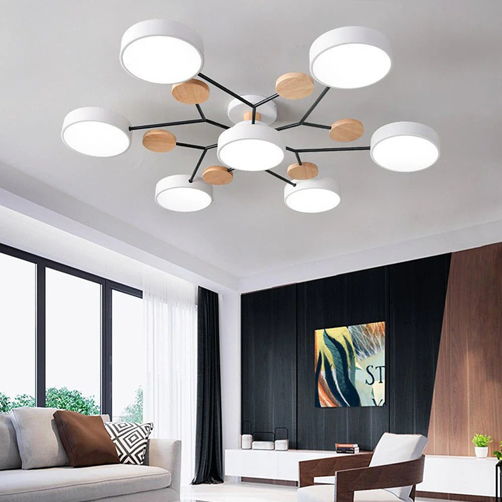 Lampa sufitowa LED półnatynkowa
