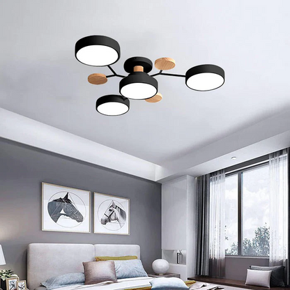 Lampa sufitowa LED półnatynkowa