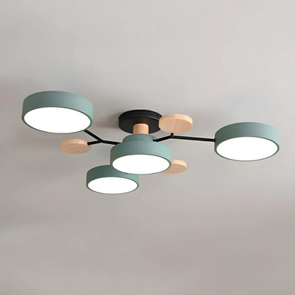 Lampa sufitowa LED półnatynkowa