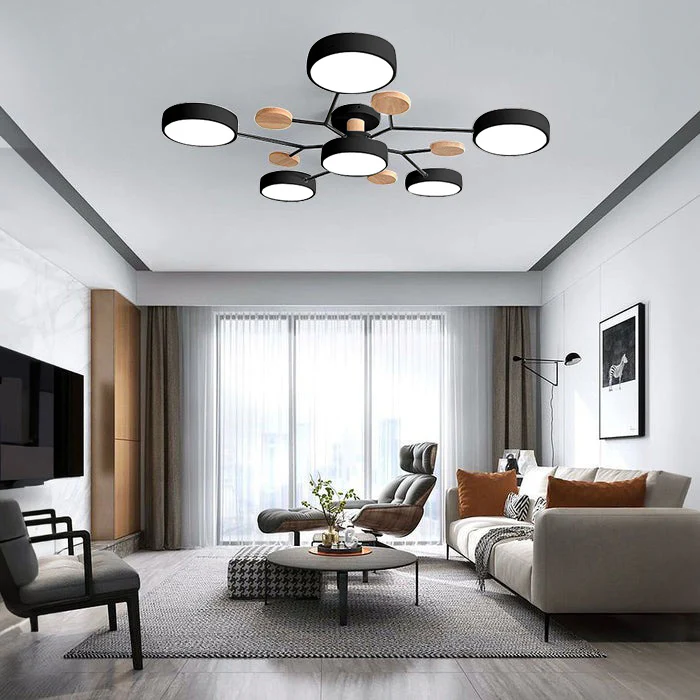 Lampa sufitowa LED półnatynkowa