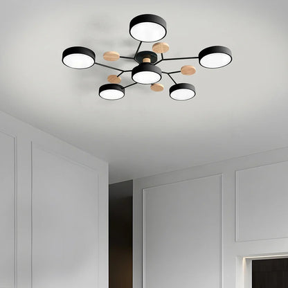 Lampa sufitowa LED półnatynkowa