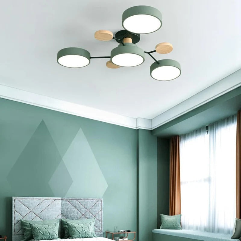Lampa sufitowa LED półnatynkowa