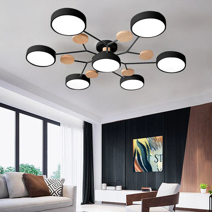 Lampa sufitowa LED półnatynkowa