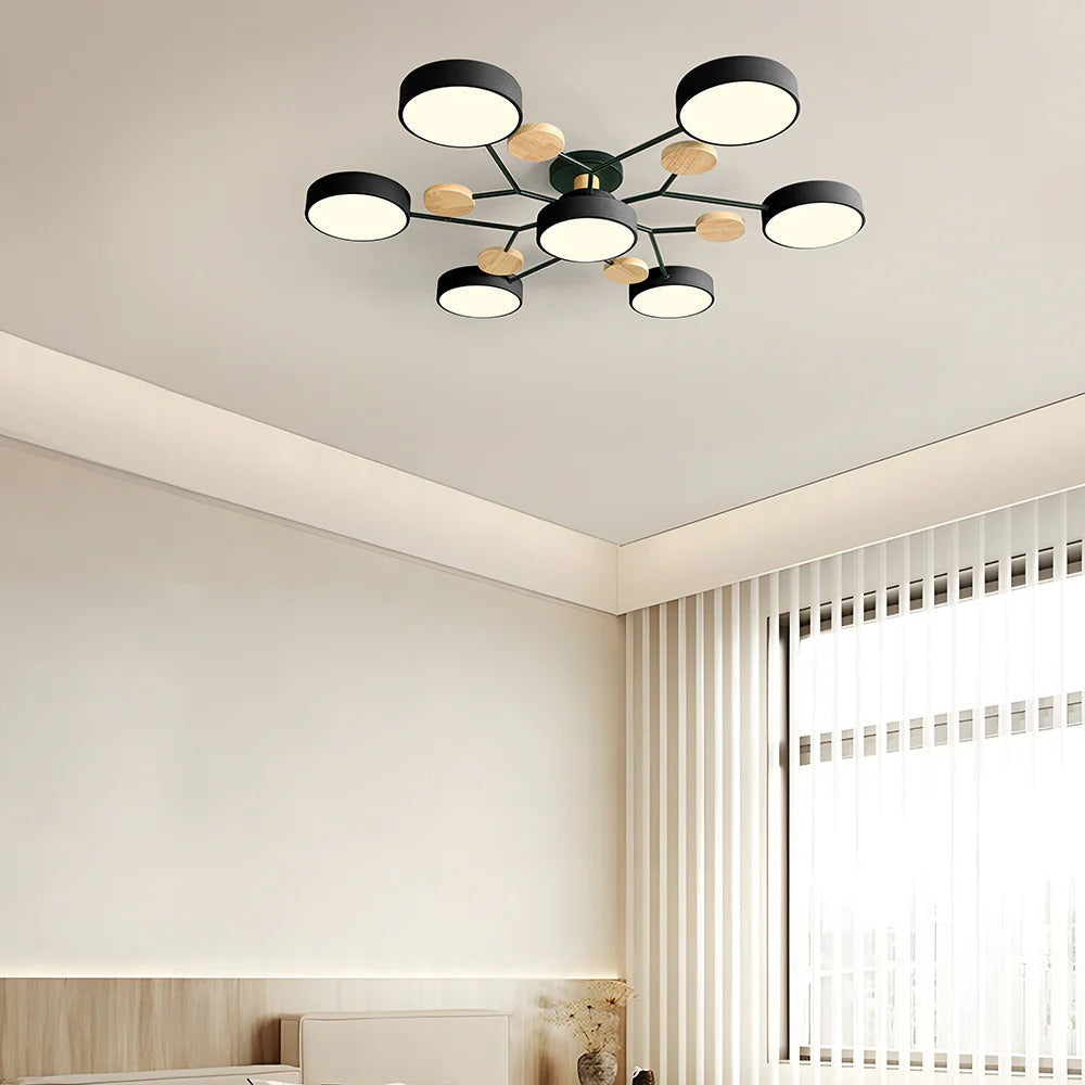 Lampa sufitowa LED półnatynkowa
