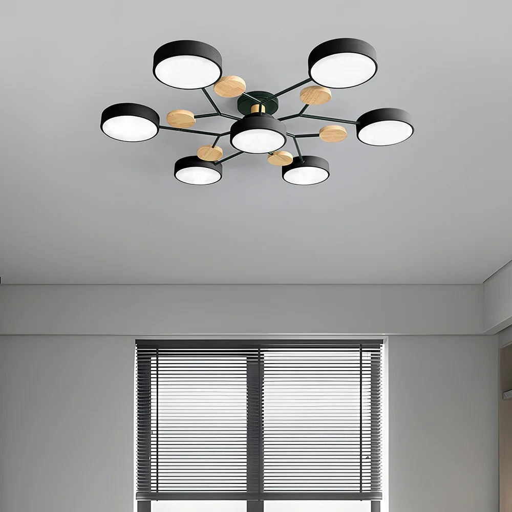 Lampa sufitowa LED półnatynkowa
