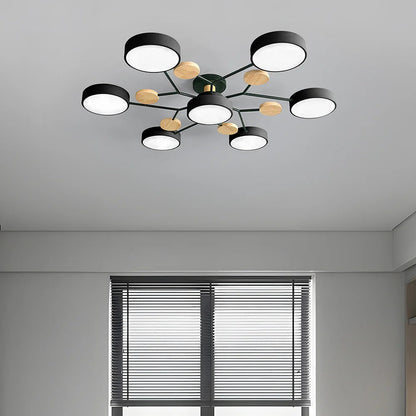 Lampa sufitowa LED półnatynkowa