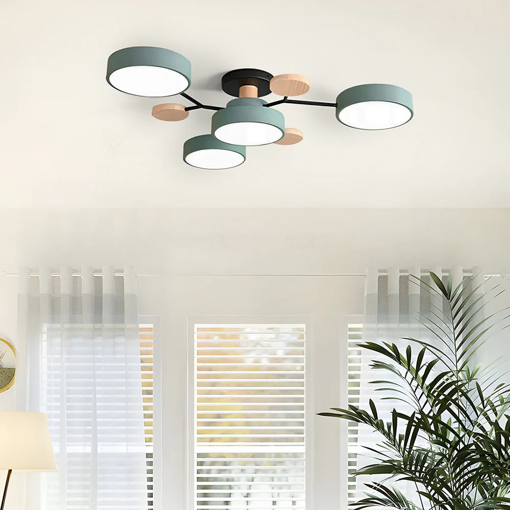 Lampa sufitowa LED półnatynkowa