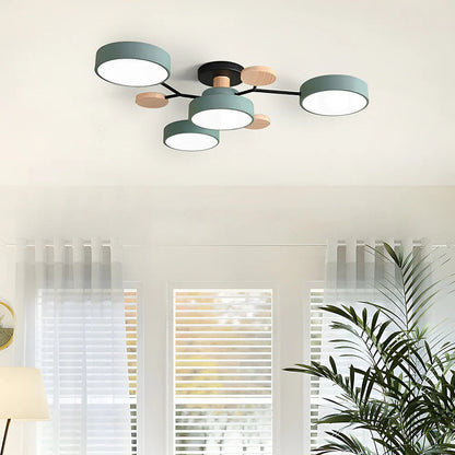 Lampa sufitowa LED półnatynkowa