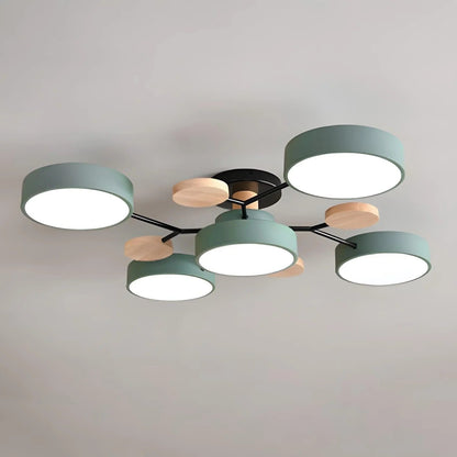 Lampa sufitowa LED półnatynkowa