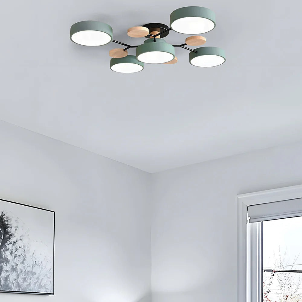 Lampa sufitowa LED półnatynkowa