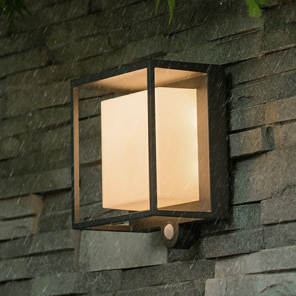 Solarna lampa ścienna zewnętrzna LED
