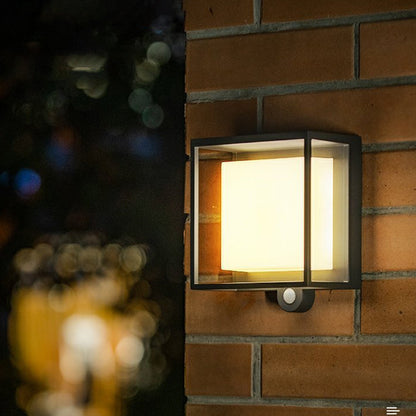 Solarna lampa ścienna zewnętrzna LED