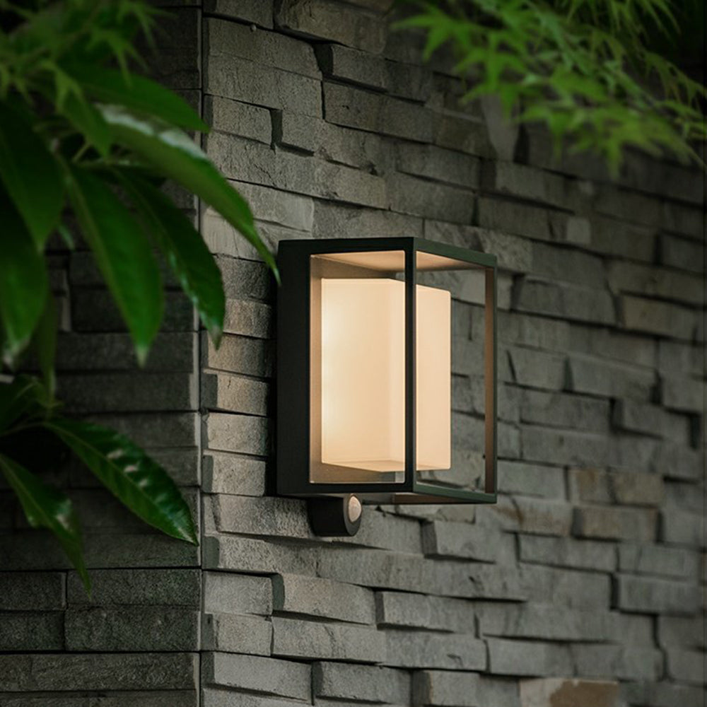 Solarna lampa ścienna zewnętrzna LED