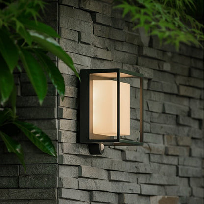 Solarna lampa ścienna zewnętrzna LED