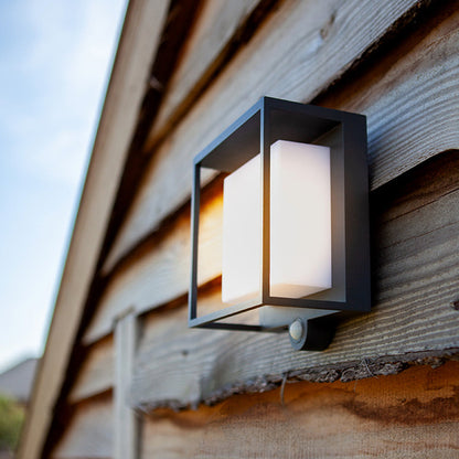 Solarna lampa ścienna zewnętrzna LED
