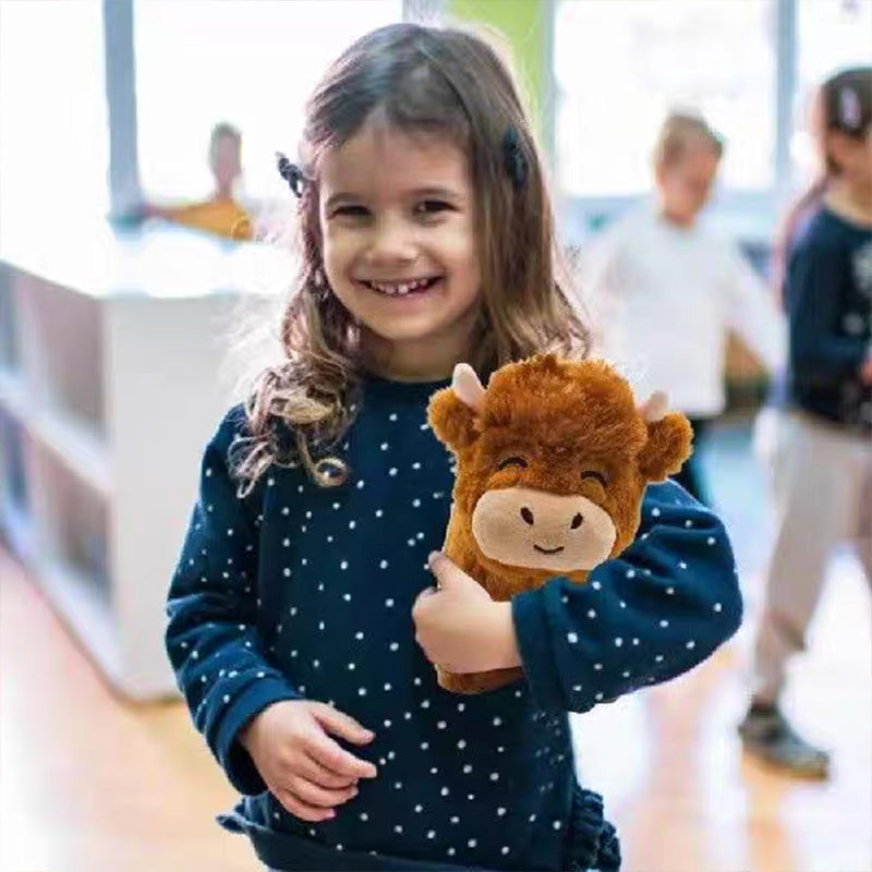 Pluszowa zabawka krowa szkocka z miękkim wypełnieniem bawełnianym 25 cm