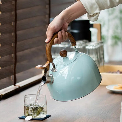 Bouilloire à sifflet compatible avec l’induction