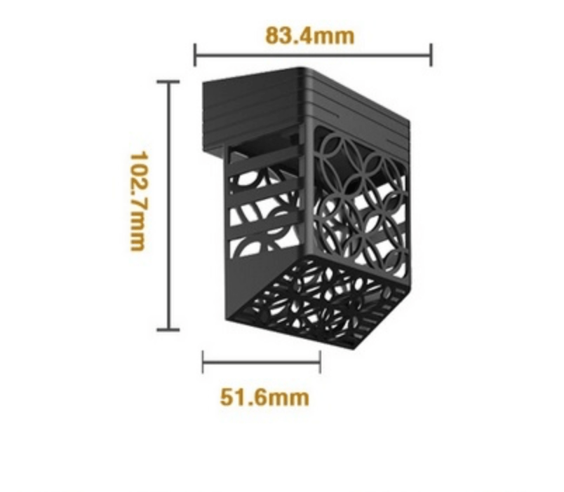Zestaw 4 lamp ściennych LED na baterie do oświetlenia zewnętrznego z montażem na ścianie