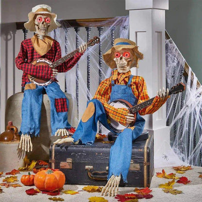 Banjo-playing skeleton
