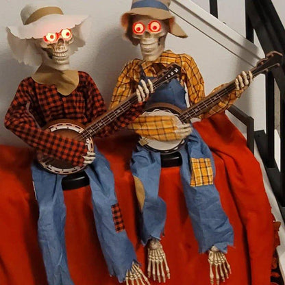 Banjo-playing skeleton