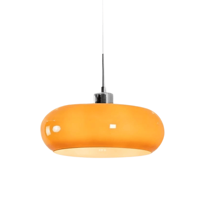 Lampe suspendue ronde en verre