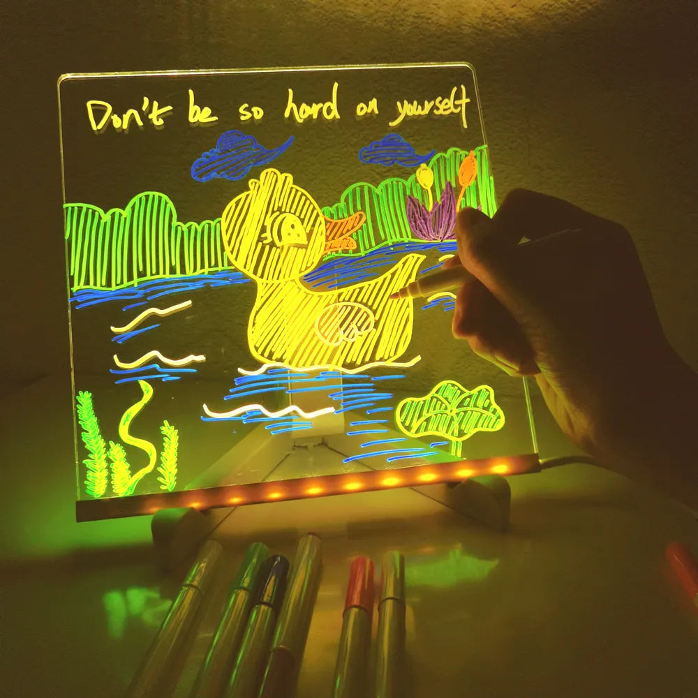 LED light board for drawing