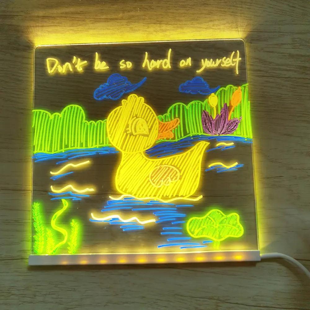 LED light board for drawing