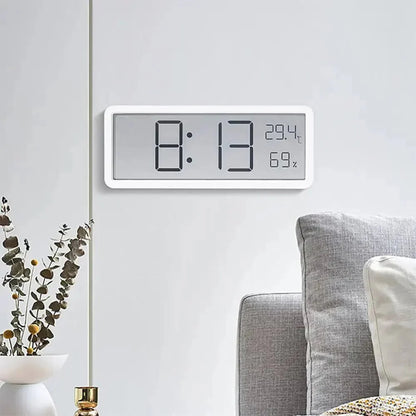LED Zegar Ścienny Cyfrowy z Wyświetlaczem Czasu i Temperatury