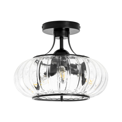 Lampa sufitowa szklana 3-punktowa