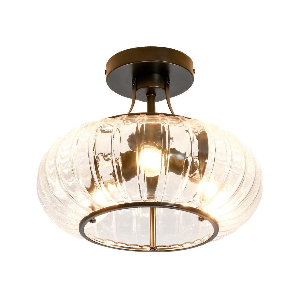 Lampa sufitowa szklana 3-punktowa