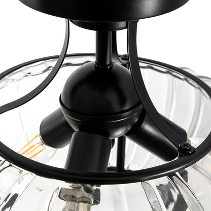 Lampa sufitowa szklana 3-punktowa